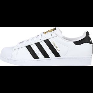 Adidas Originals Superstar sneaker shoes black and white
